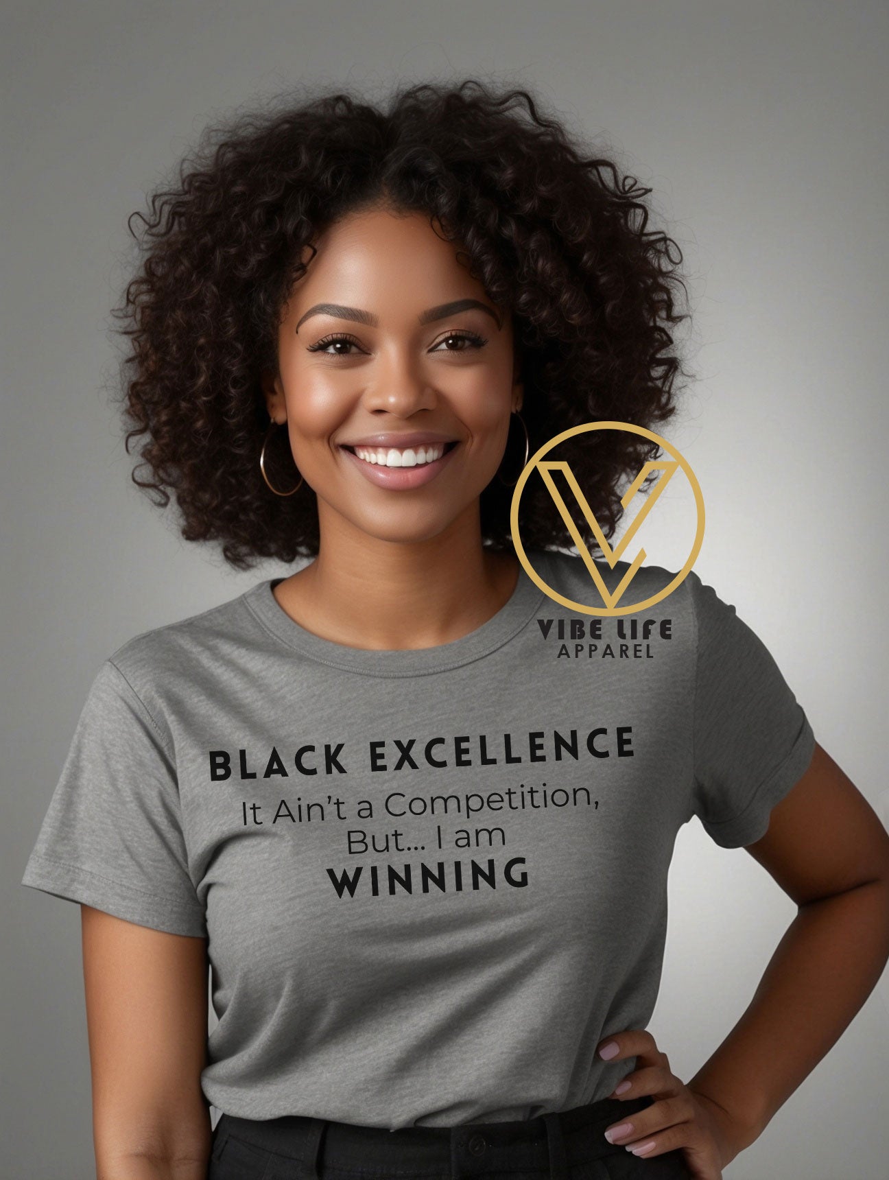 Black Excellence - It Ain't A Competition - But, I'm Winning! - Adult Unisex Tee
