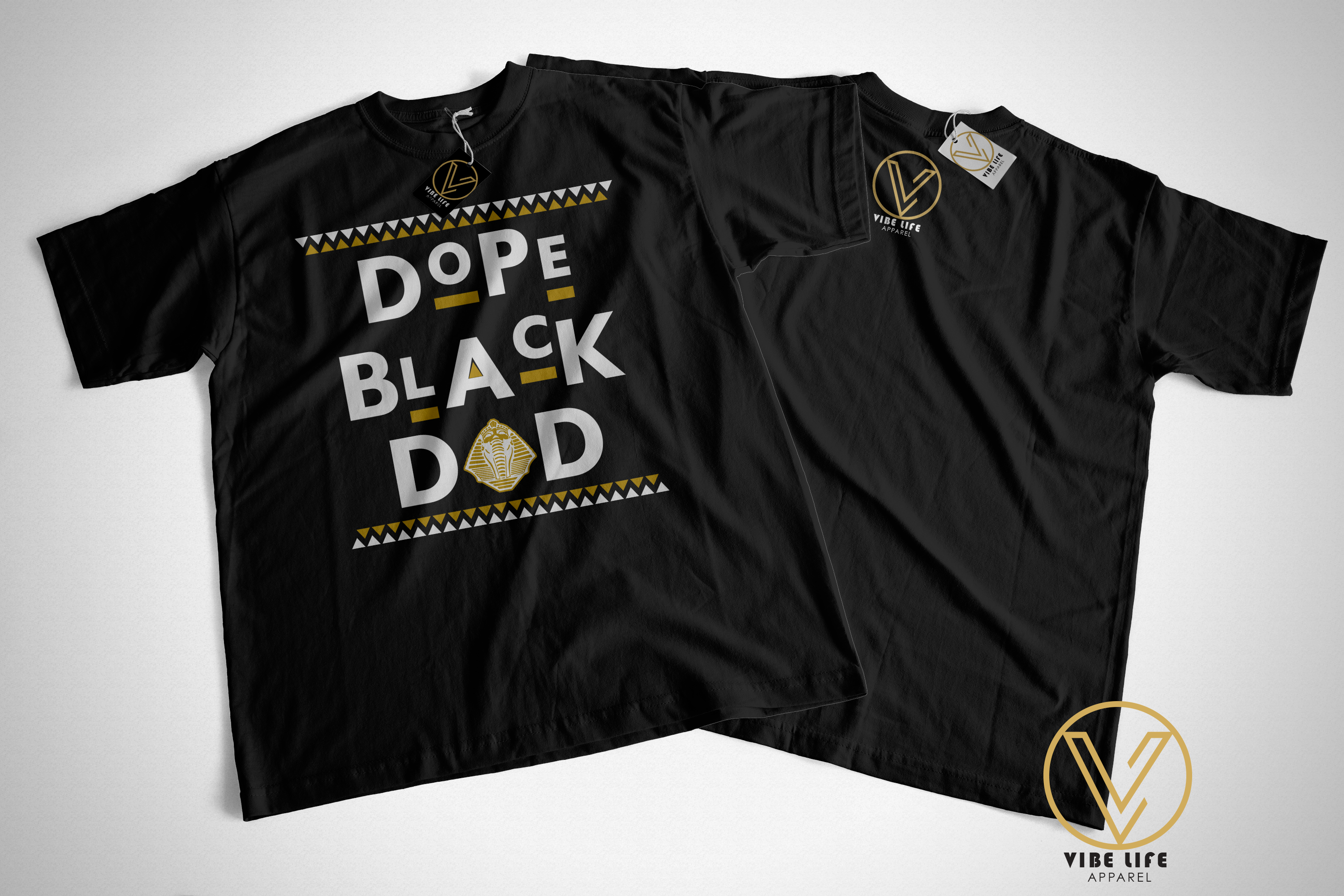 DOPE Black ALPHA Dad - Unisex Softstyle Crewneck Tee