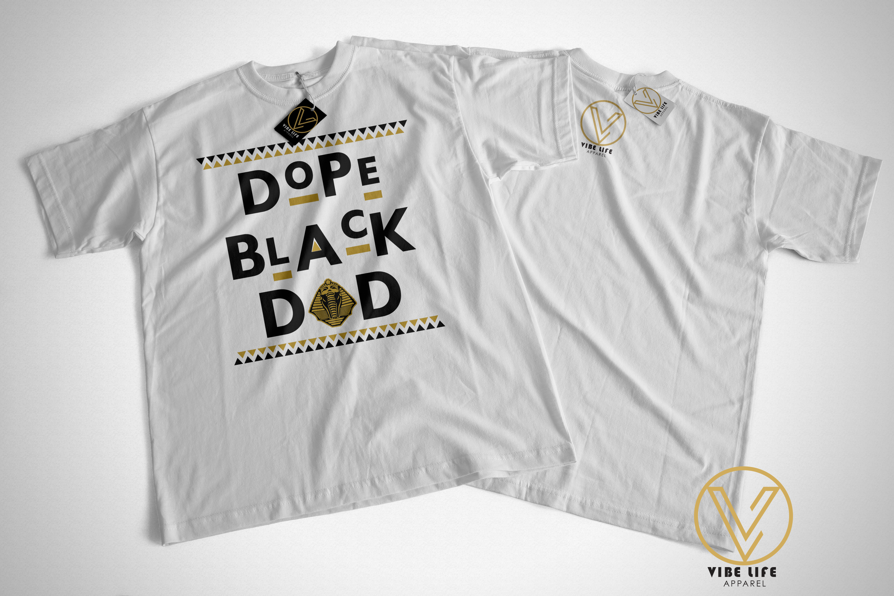 DOPE Black ALPHA Dad - Unisex Softstyle Crewneck Tee