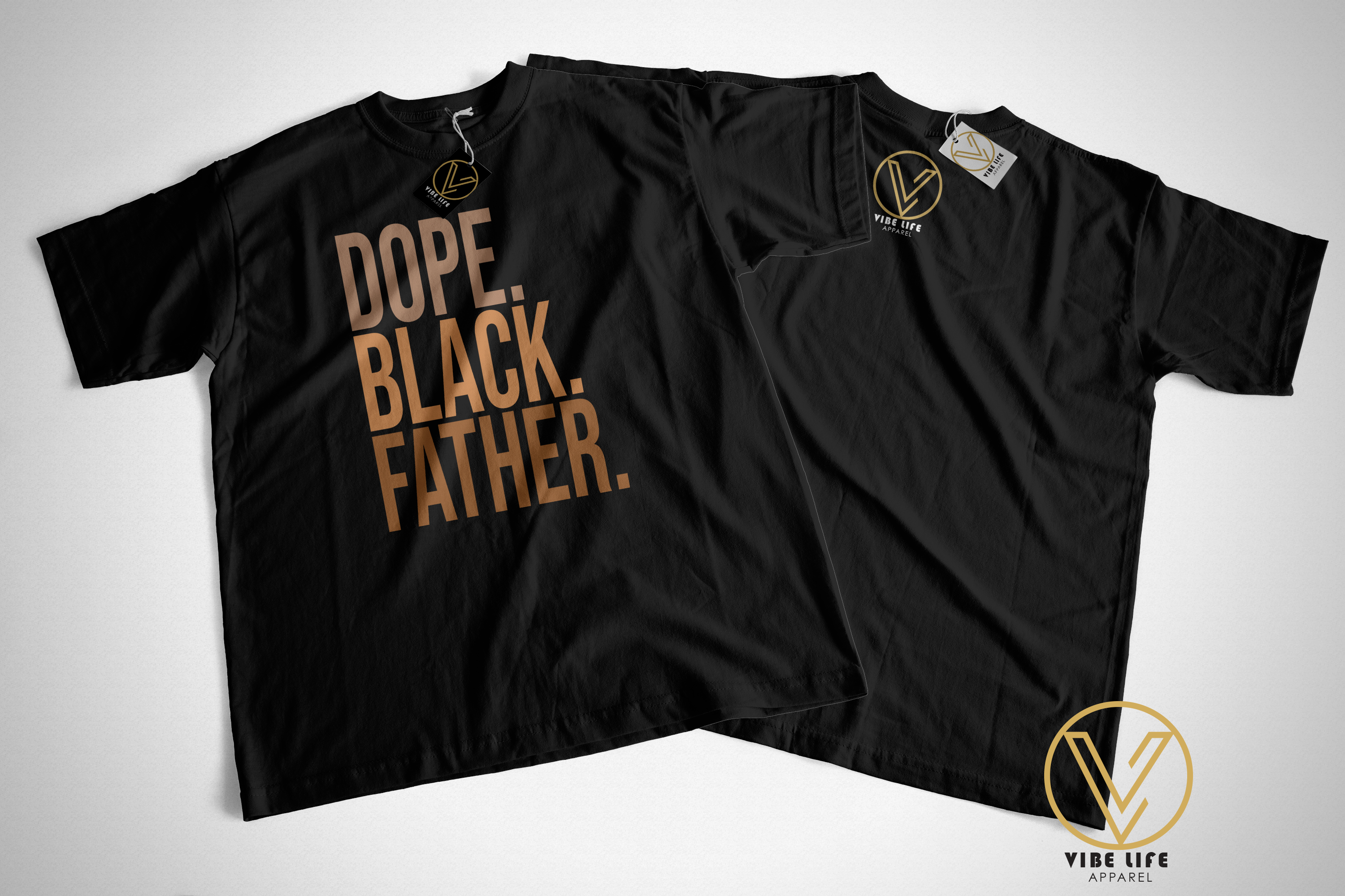 DOPE Black Father - Unisex Softstyle Crewneck Tee