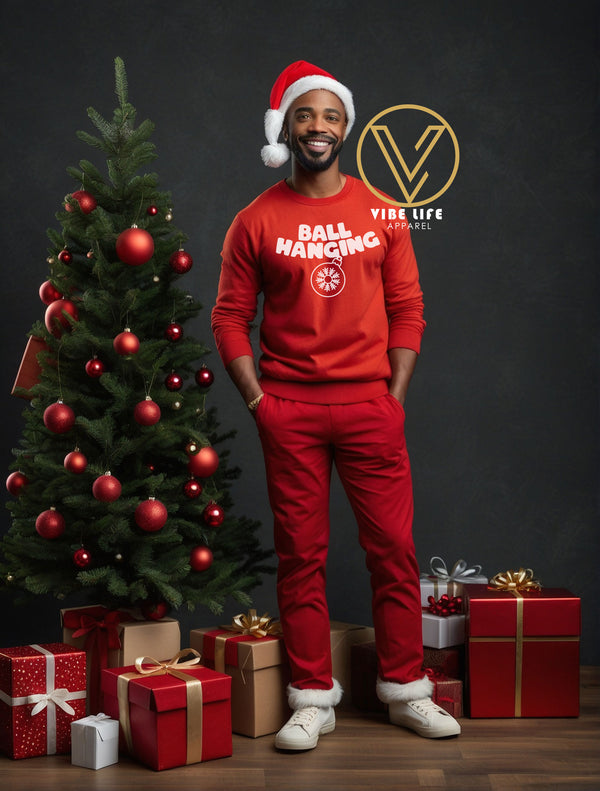 Ball Hanging Christmas - - Unisex Softstyle Sweatshirt