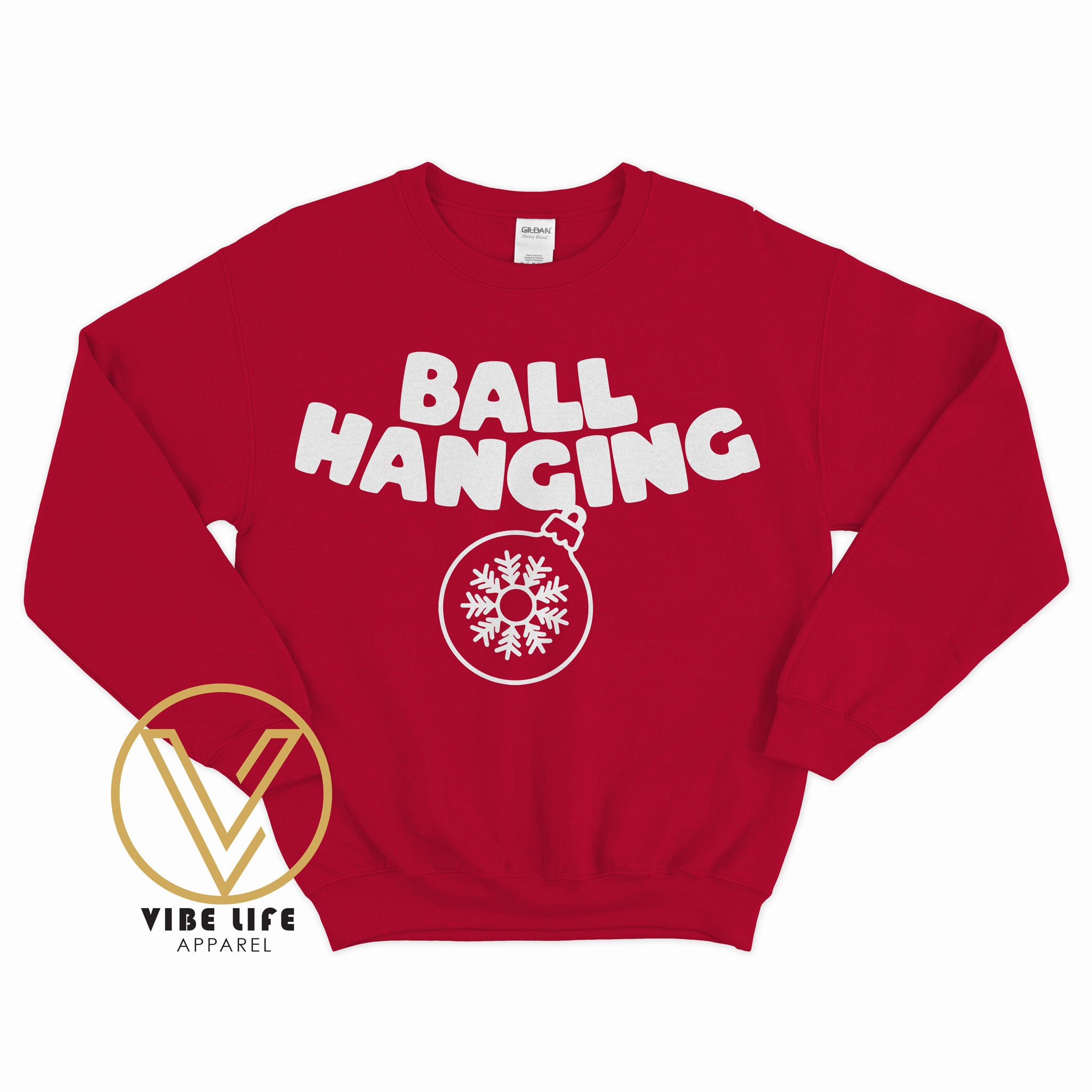 Ball Hanging Christmas - - Unisex Softstyle Sweatshirt