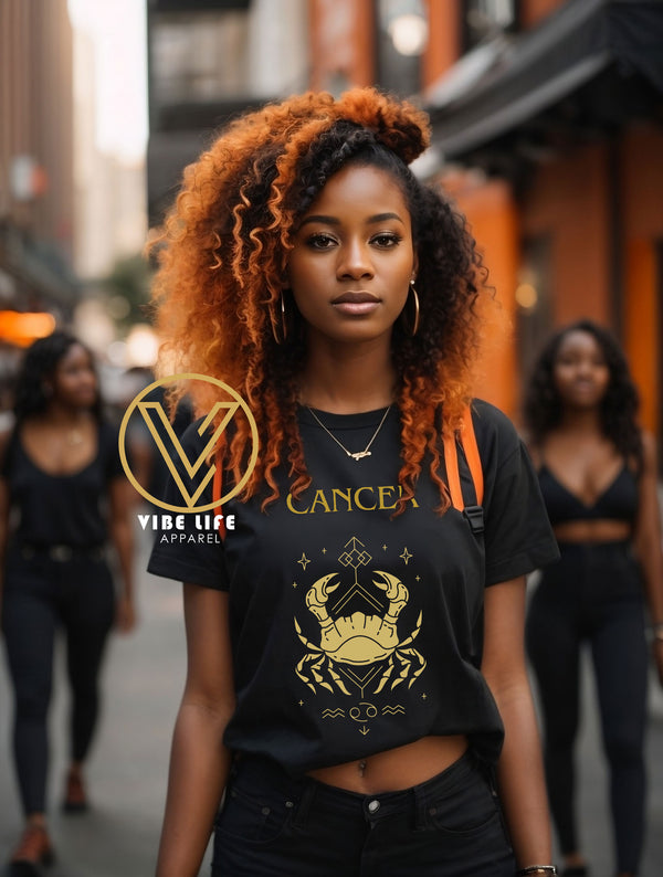 Cancer Zodiac - Unisex Softstyle Crewneck Tee