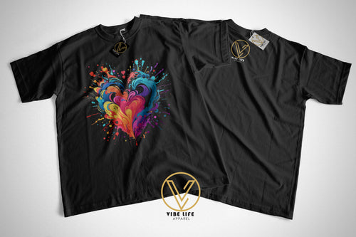 A Colorful Heart - Unisex Softstyle Crewneck Tee