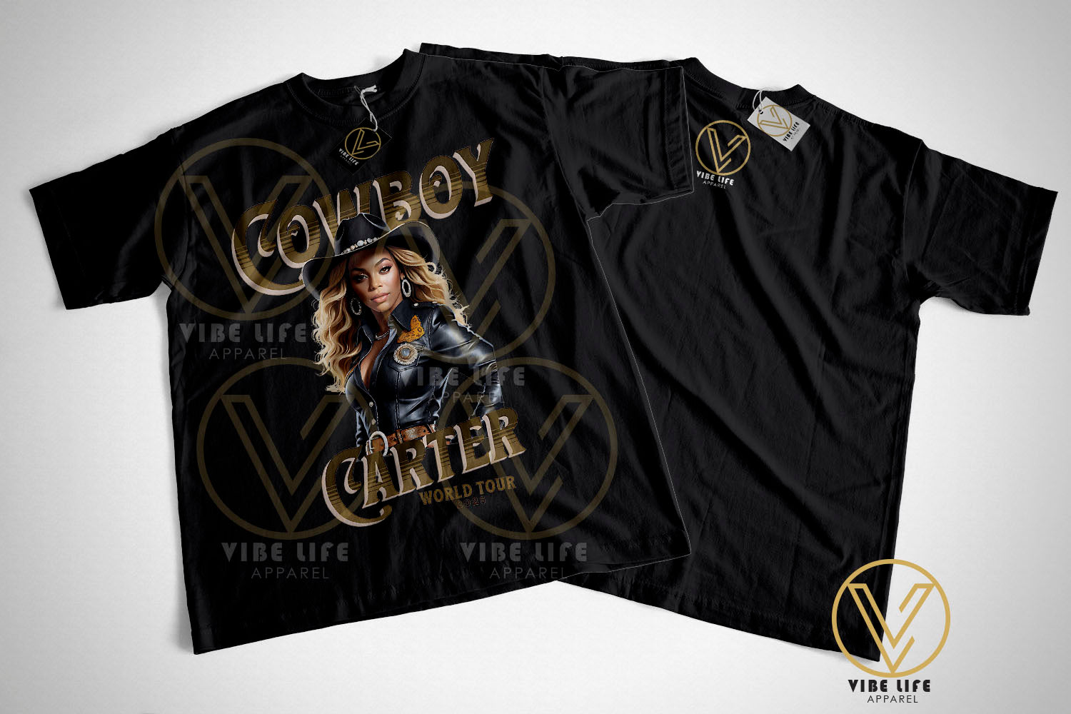 Limited Beyoncé Cowboy Carter World Tour Concert  - Unisex Softstyle Crewneck Tee