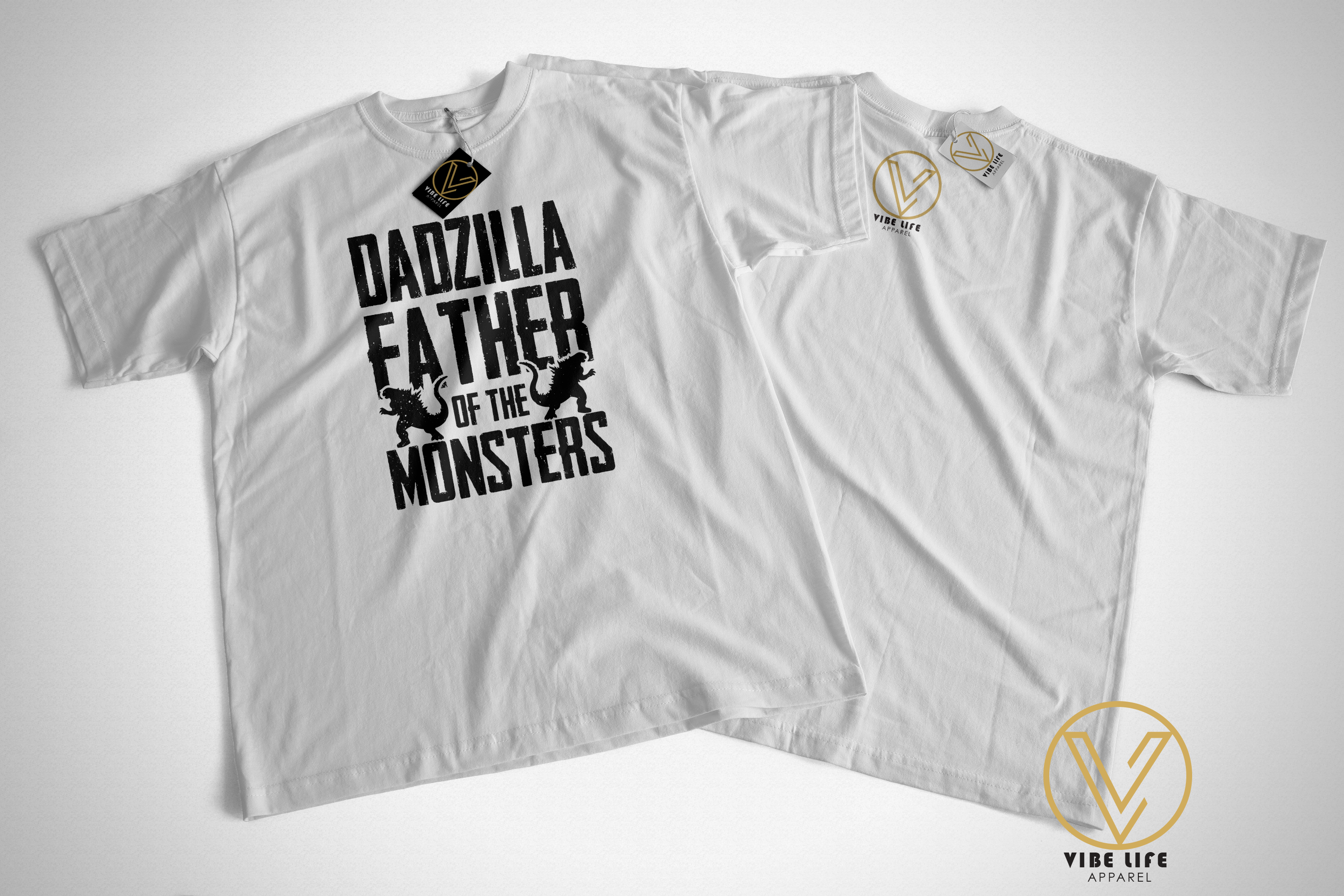 DADzilla - Father of the Monsters - Unisex Softstyle Crewneck Tee