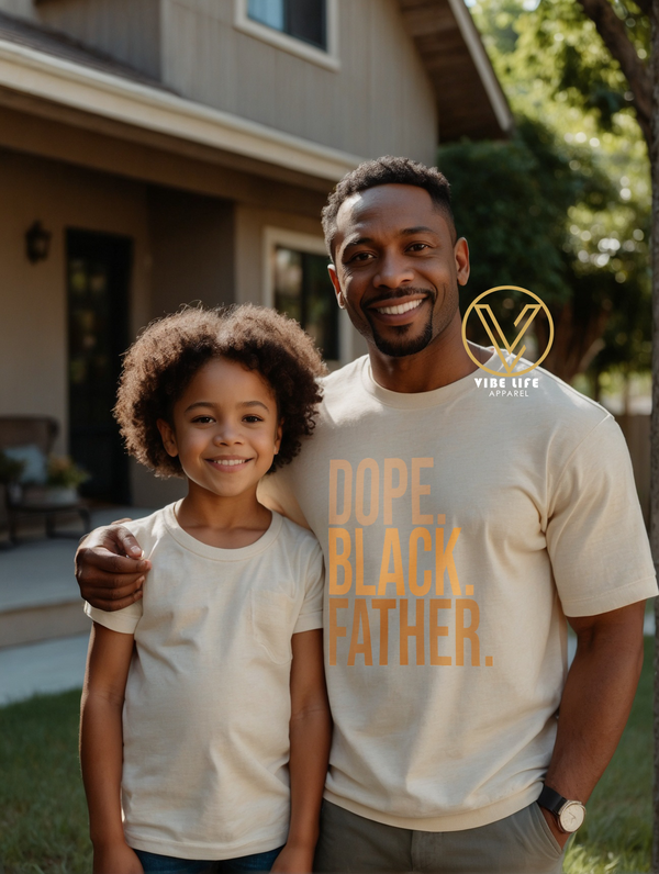 DOPE Black Father - Unisex Softstyle Crewneck Tee