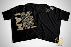I Am Black - MOM - Unisex Crew Neck Tee