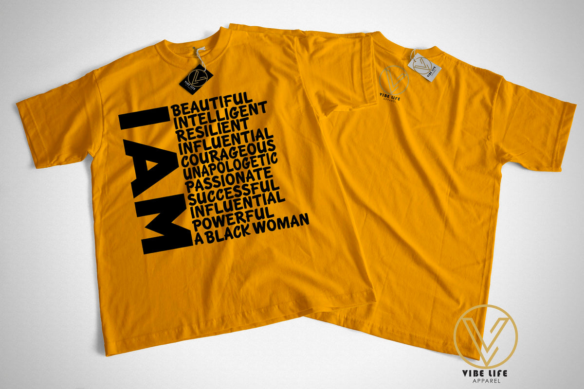 I Am Black - MOM - Unisex Crew Neck Tee