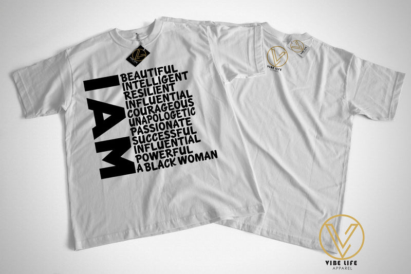 I Am Black - MOM - Unisex Crew Neck Tee