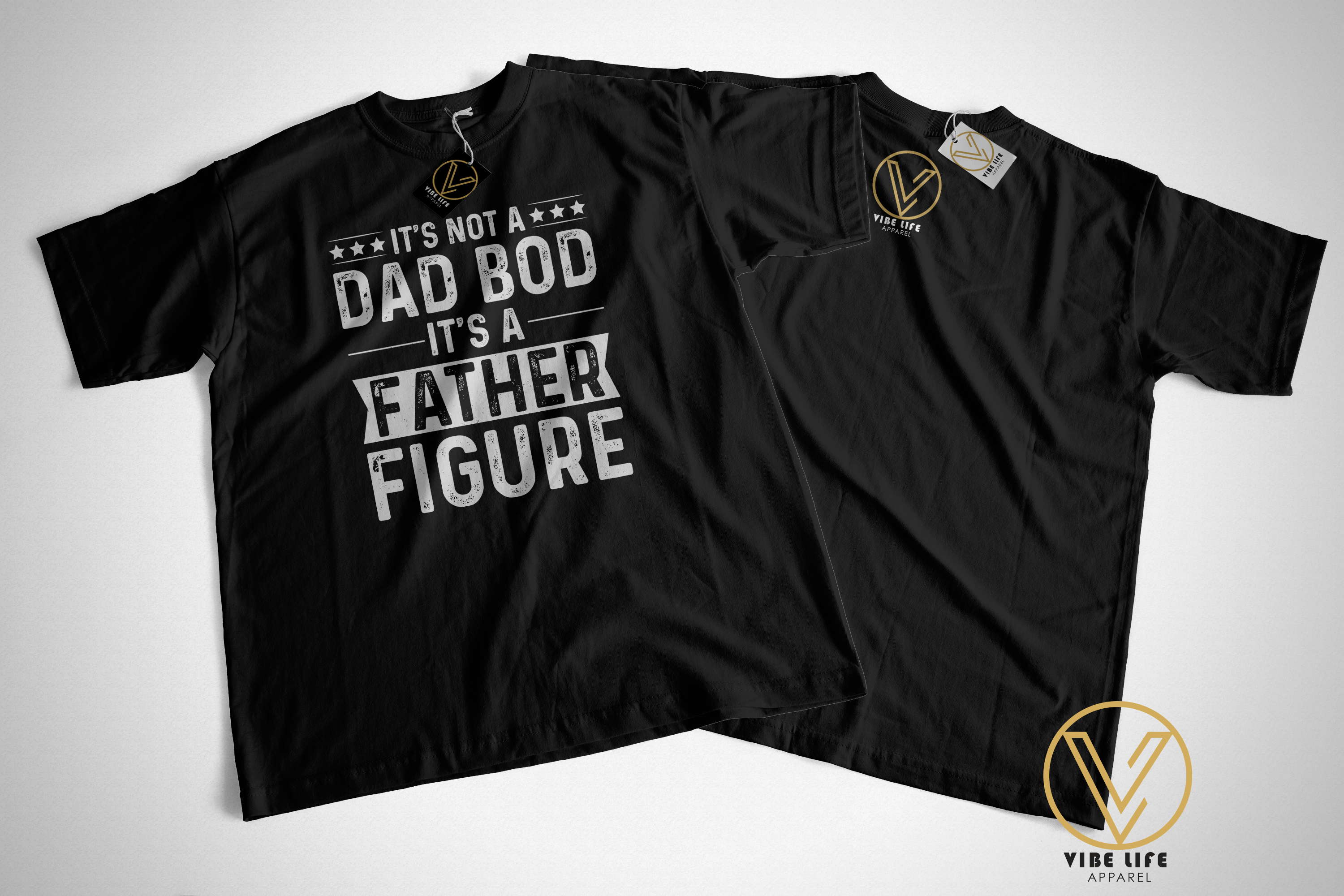 It's Not a Dad Bod - It's a Father Figure - Unisex Softstyle Crewneck Tee