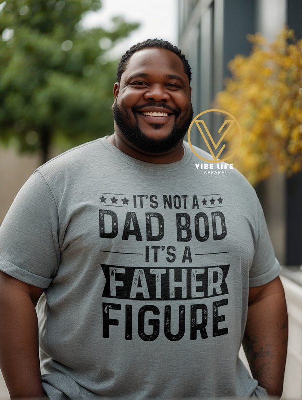 It's Not a Dad Bod - It's a Father Figure - Unisex Softstyle Crewneck Tee