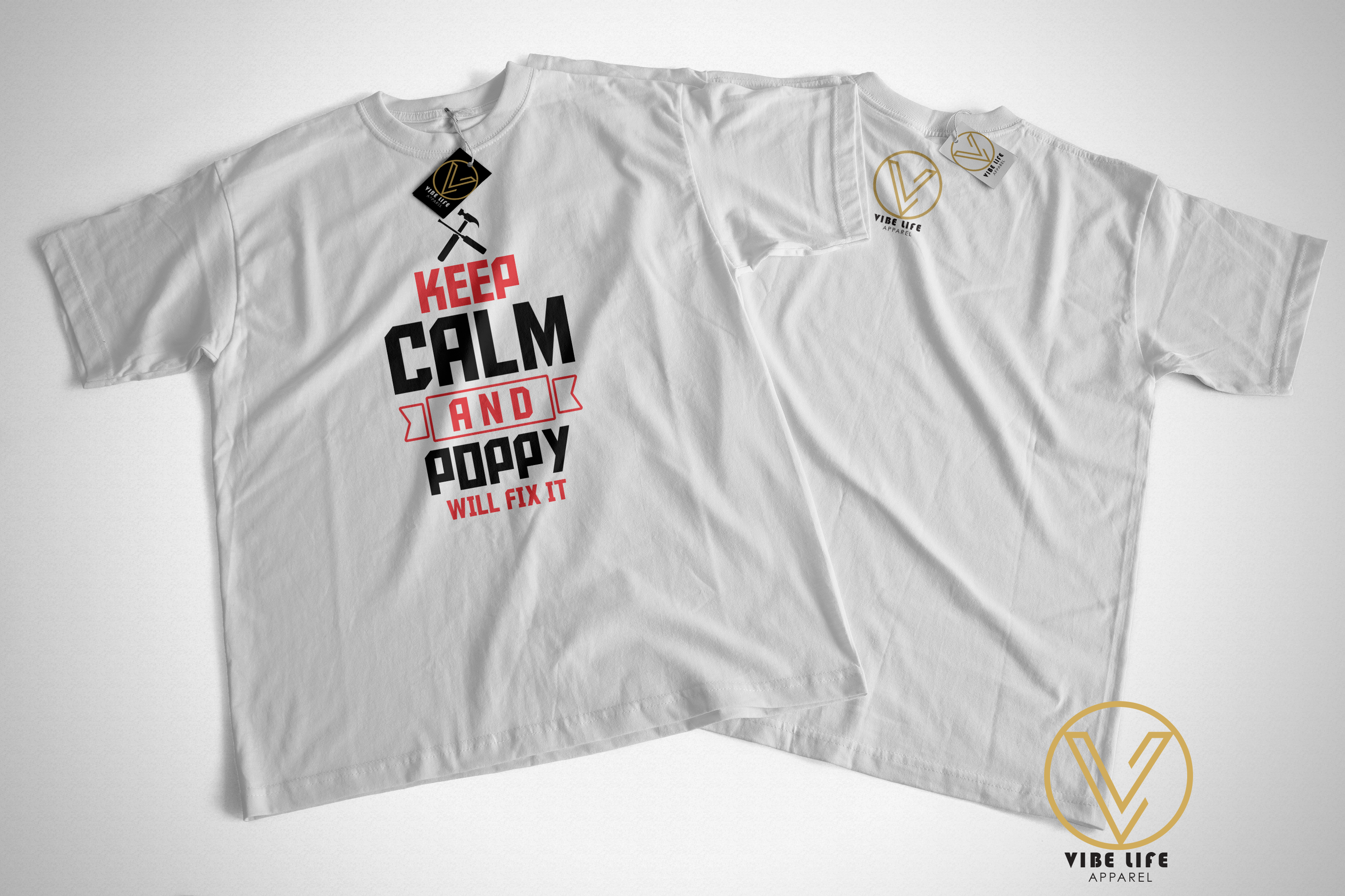 Keep Calm and Poppy Will Fit It - Unisex Softstyle Crewneck Tee