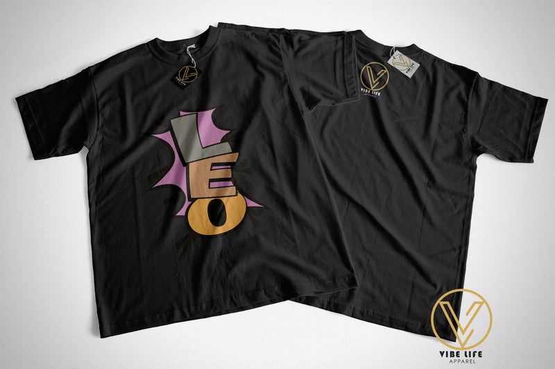 Birthday Leo Splash - Unisex Softstyle Crewneck Tee