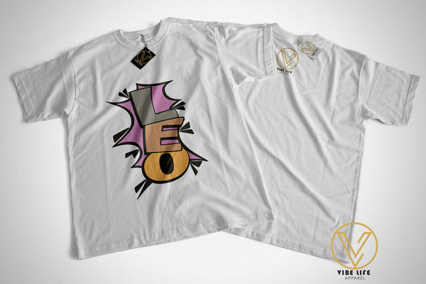 Birthday Leo Splash - Unisex Softstyle Crewneck Tee