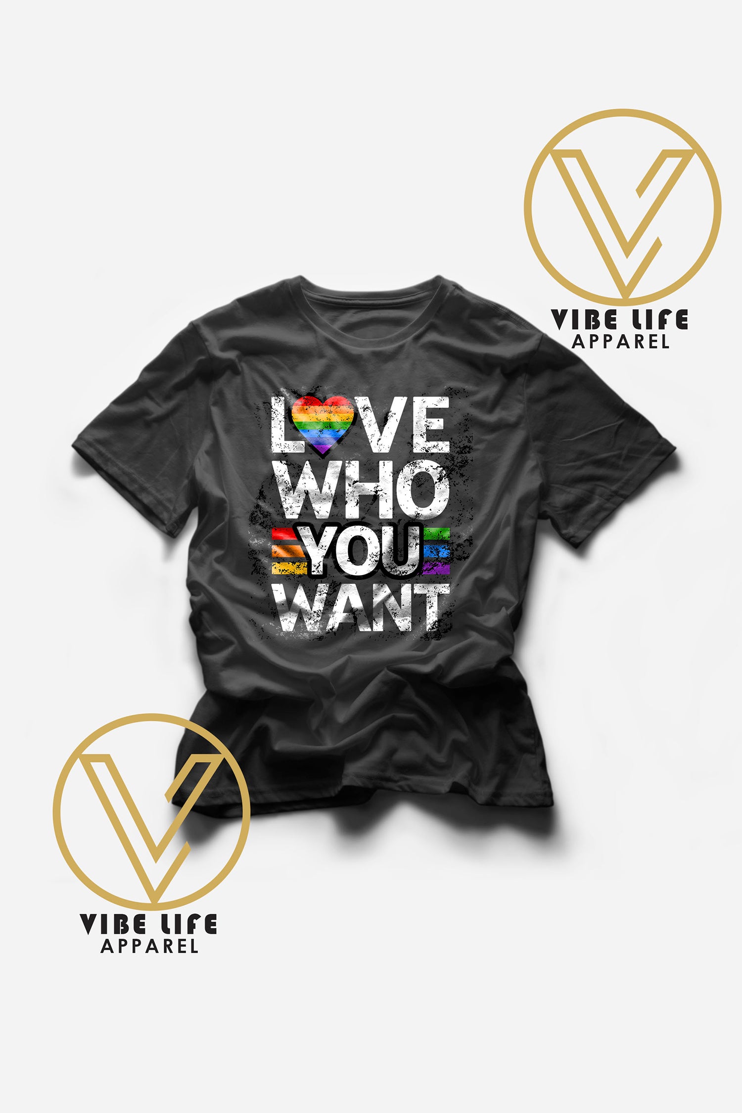 Love Who You Want Pride - Adult Unisex Crewneck Shirt