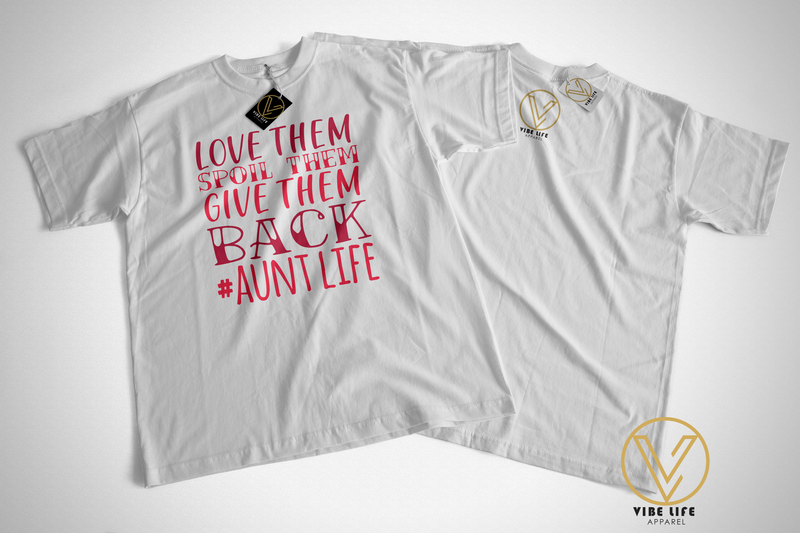 Love Them, Spoil Them, Give em Back Auntie - Unisex Crew Neck Tee
