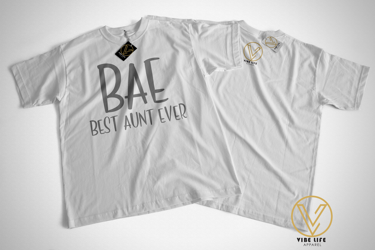 B.A.E. - Best Auntie Ever - Unisex Softstyle Crewneck Tee
