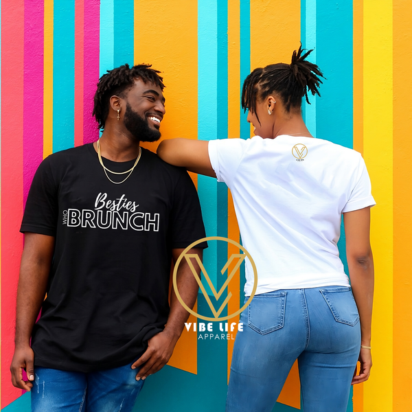 BESTIES who BRUNCH - Unisex Softstyle Crewneck Tee