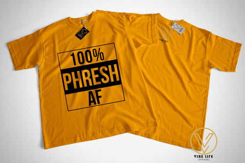 100% Phresh AF - Unisex Softstyle Crewneck Tee