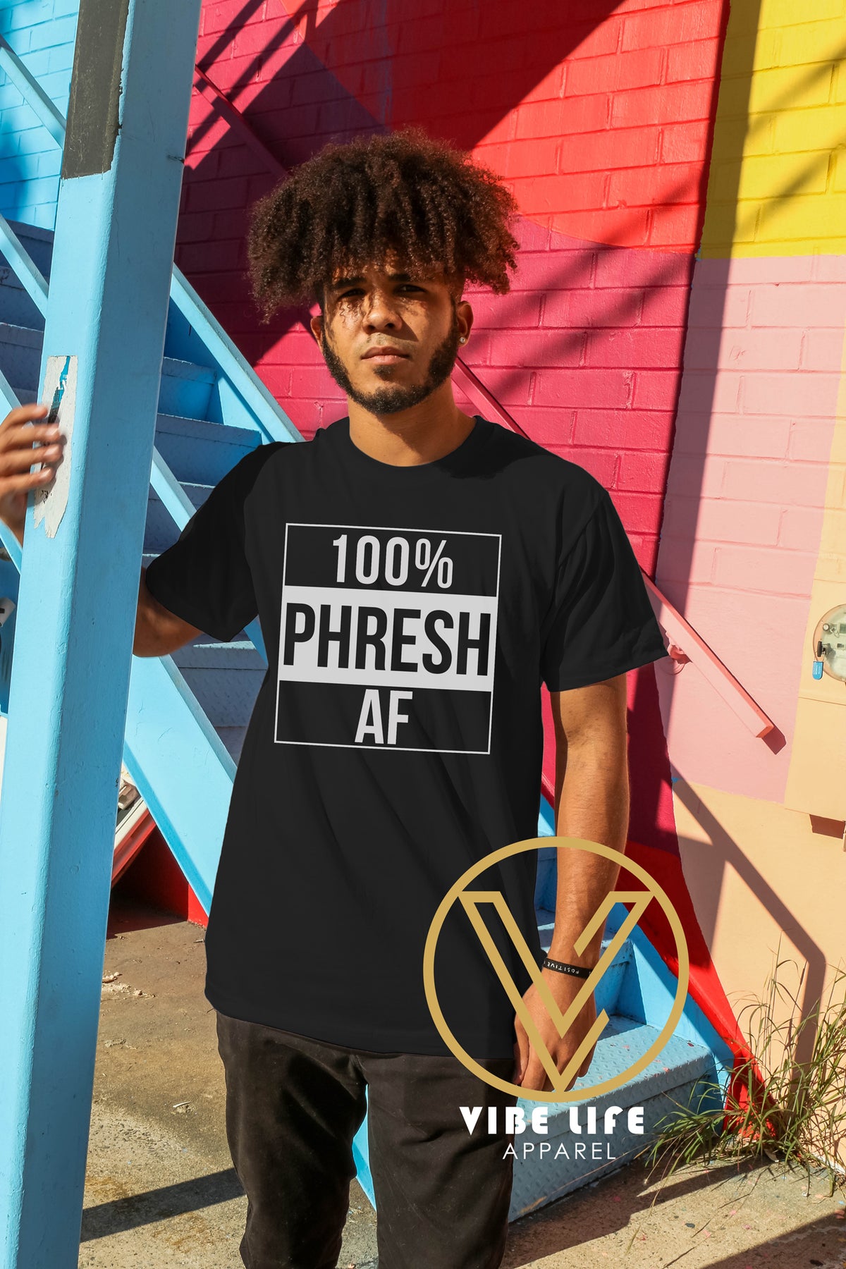 100% Phresh AF - Unisex Softstyle Crewneck Tee