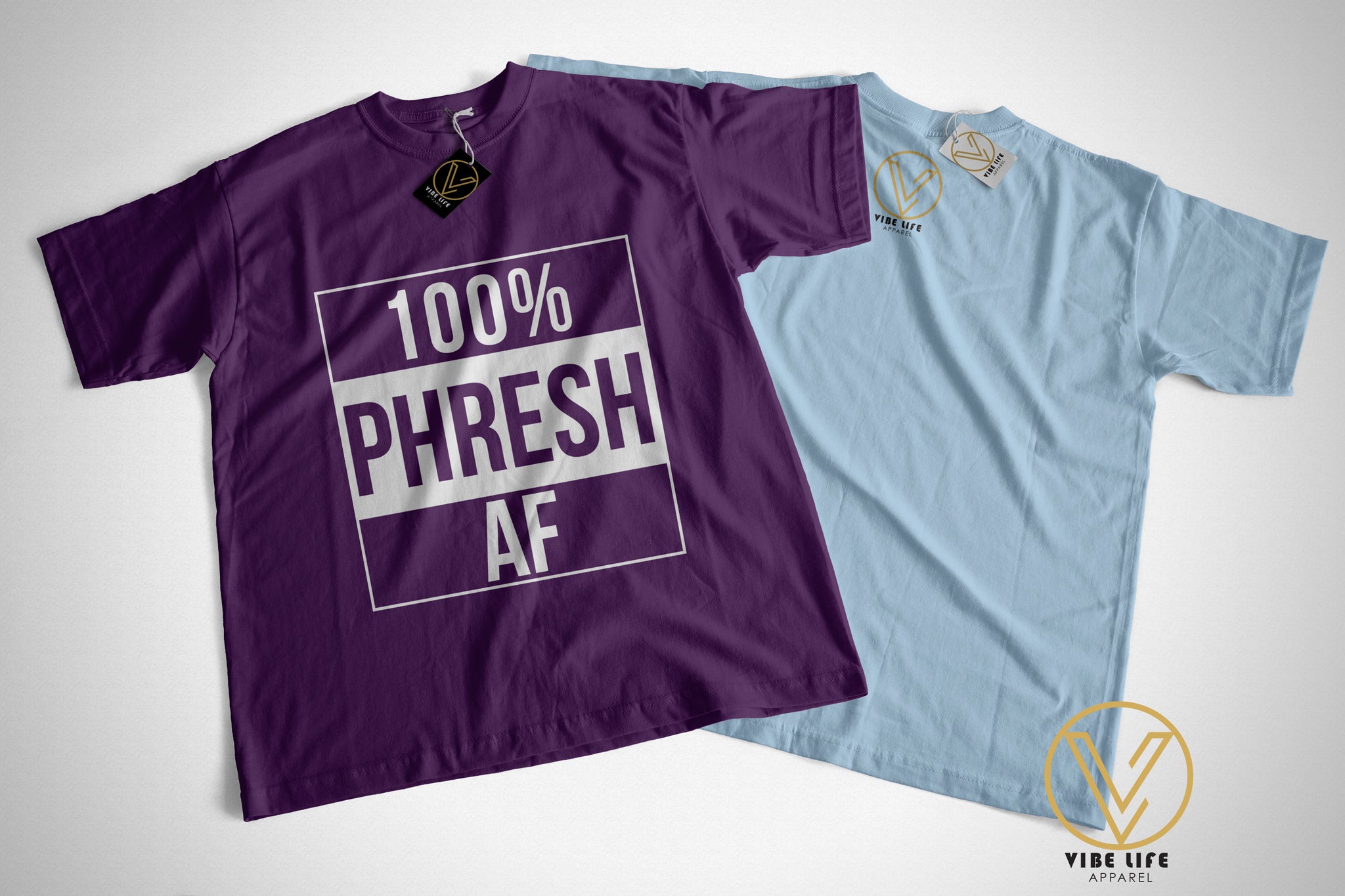 100% Phresh AF - Unisex Softstyle Crewneck Tee